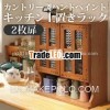 Country Style Hand Painted Kitchen Storage PINO 2 Doors wooden kitchen furniture Popular in Japan