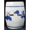 Blue and White Chinese Porcelain Garden Stool 36*24 WRYAY11