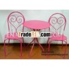 3-piece Indoor and Outdoor Metal Cheap bistro set