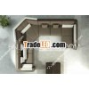 2011 Furniture modern genuine leather sofa aa017