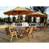 wooden garden umbrella(standard wooden parasol)