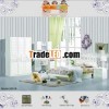 Popular high gloss MDF kids bedroom set