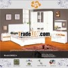 Chinese supplier cheap price design antique home furniture GWB02# white bedroom set