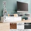 TV Stand with Backside Storage ROBIN SLIDE wooden lcd tv stand design Popular in Japan