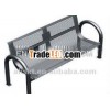 Red outdoor steel cane chair