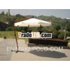 wooden sun umbrella