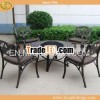 Cast aluminum outdoor fire pit furniture