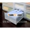Plastic Drawer 13inch width Wide Clothing Case Made in Japan 4 layers Useful to Education Living Roo