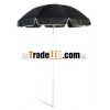 black beach umbrella