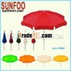Advertising beach umbrella