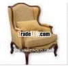 Handcraft Beige Embroidery Solid Beechwood Classic Bergere