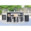 Rattan bar set