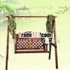 Shentop Outdoor Fire wood swing chair JPQ059