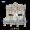 white stone outdoor tall bench JS-T095