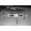 WICKER RECTANGULAR TABLE 150x80