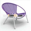 PVC Wicker Chair with Aluminum frame