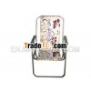 Printed decorative pattern beach chair