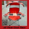 2013 Newest Outdoor Folding Steel Camping Chair With Sunshade (AT-FC0002)