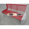 Leisurely steel tube bench with backrest(street bench)
