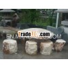 garden table and bench,  onyx
