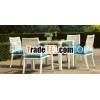 All weather garden furniture dining table and chairs set