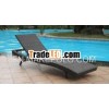 Alu. Frame Sunbed / PE Rattan Sun Lounger