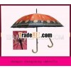 Parasol atraight satin skin -potecting lady umbrella, 16k straight umbrella