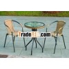 outdoor leisure restaurant tempered glass table