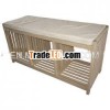 wood seating bench