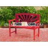 K.D. Sunburst Back bench,  outdoor furnitures,  garden furnitures,  patio furnitures