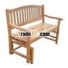 2 seater wooden glider bench