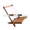 wooden fishing chair