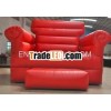 2012 huge inflatable sofa/Red inflatable sofa