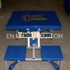 High Quality Plastic Outdoor Folding Picnic Table and Chairs