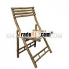 Foldable bamboo smokey chair (01109)