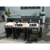 wicker rattan bar set