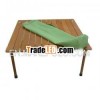 Wood foldable picnic table