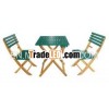 Rindo cafe set wood garden
