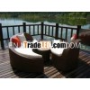 rattan sun lounger