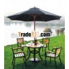 Back yard Wooden Parasol, garden patio umbrella