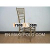 gold resin chiavari chair