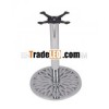 Cast Iron Chrome Table Base