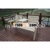 log 100% solid wood chair