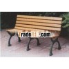 Outdoor garden wooden bench