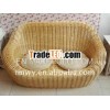 high quality new design rattan willow egg chair with two sits