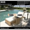 rattan outdoor lounger