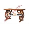 2013 New Style Antiqued carbonization Double wheel table