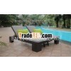 Pe Rattan Sun Lounger / Double Sunbed