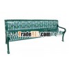 outdoor perforated bench
