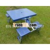 Outdoor Portable Folding Camping Picnic Table with 4 Chairs